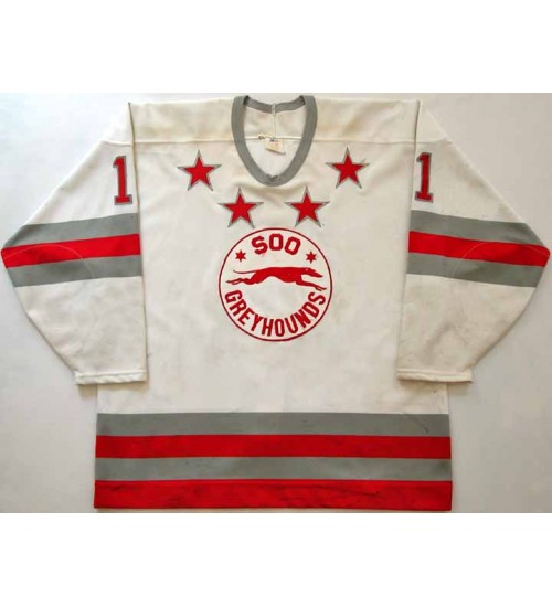 Custom OHL Sault Ste Marie Soo Greyhounds 1995 96 11 Joe Thornton Hockey Jersey Home White